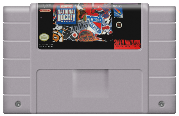 ESPN National Hockey Night media 7 for Super Nintendo